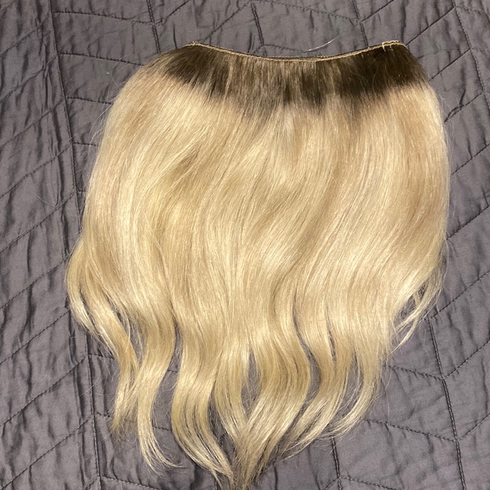 HALOCOUTURE 14 inch Color 116 Layered and Rooted - worn twice
